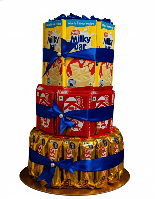 Deluxe 3-Tier Chocolate Celebration Tower